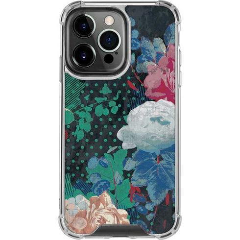 Fall Flowers iPhone 14 Pro Clear Case