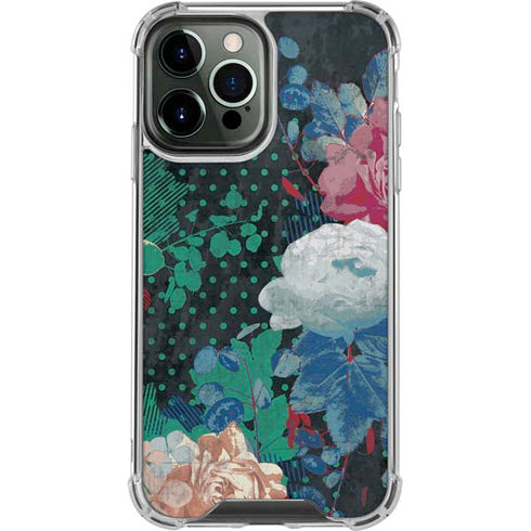 Fall Flowers iPhone 14 Pro Max Clear Case