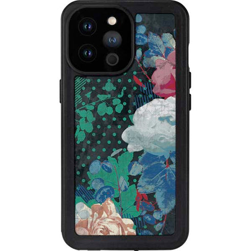 Fall Flowers iPhone 14 Pro Max Waterproof Case
