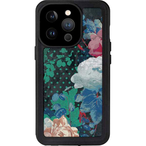 Fall Flowers iPhone 14 Pro Waterproof Case