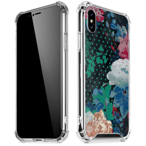Fall Flowers iPhone XS Max Clear Case