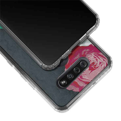 Fall Flowers LG K51/Q51 Clear Case