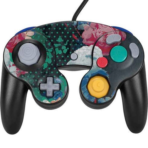 Fall Flowers Nintendo GameCube Controller Skin