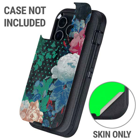 Fall Flowers Otterbox Defender iPhone Skin
