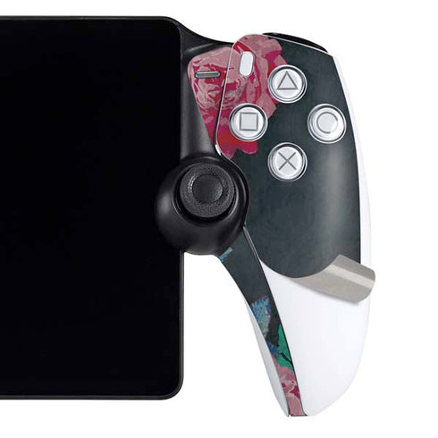 Fall Flowers PlayStation Portal Remote Player Skin
