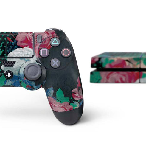 Fall Flowers PS4 Console and Controller Bundle Skin