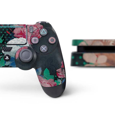 Fall Flowers PS4 Slim Bundle Skin