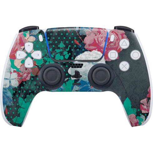 Fall Flowers PS5 Controller Skin