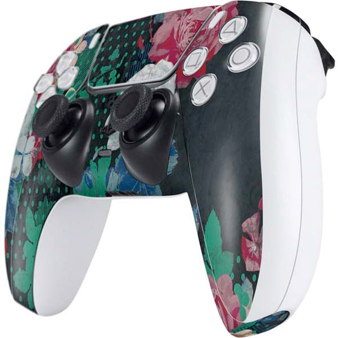 Fall Flowers PS5 Controller Skin