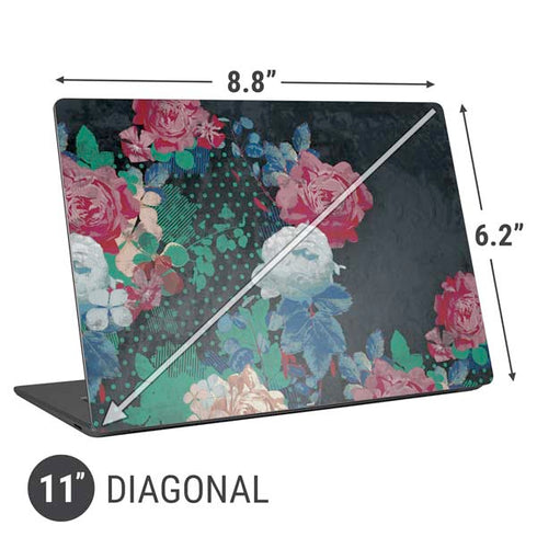 Fall Flowers Universal Laptop 11in (8.8 x 6.2in) Skin