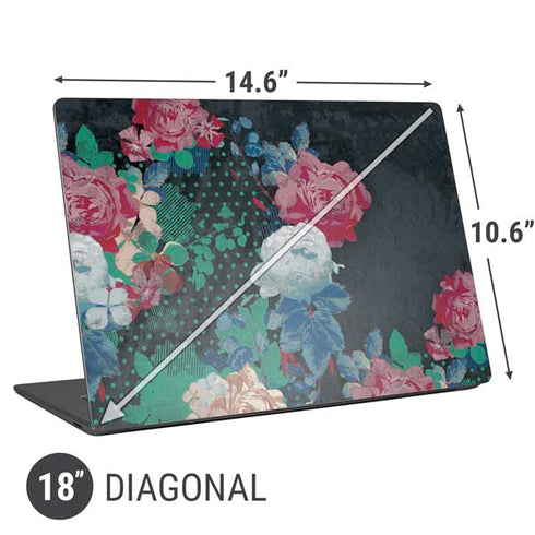 Fall Flowers Universal Laptop 18in (14.6 x 10.6in) Skin
