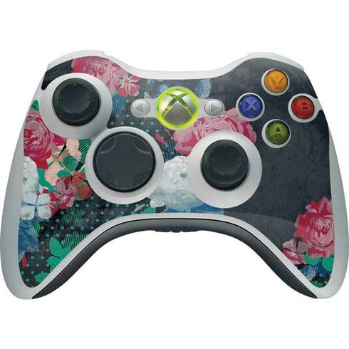 Fall Flowers Xbox 360 Wireless Controller Skin