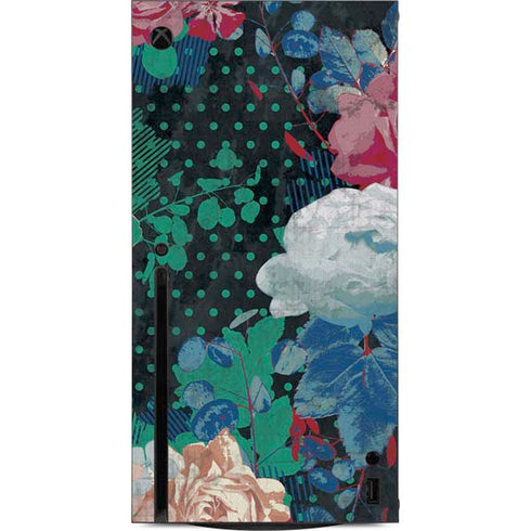 Fall Flowers Xbox Series X Console Skin