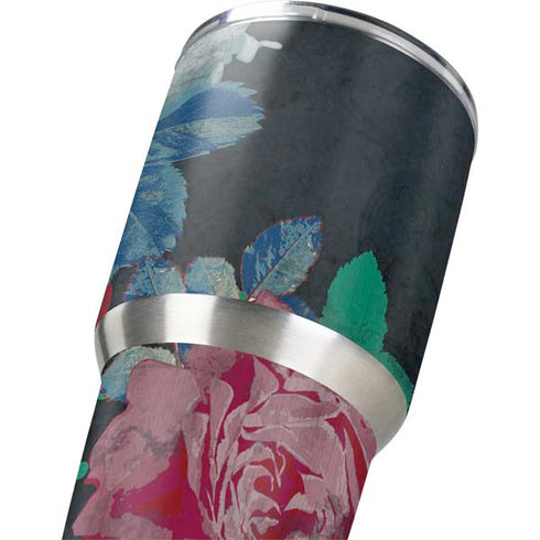 Fall Flowers Yeti 30oz Rambler Tumbler Skin