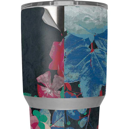 Fall Flowers Yeti 30oz Rambler Tumbler Skin