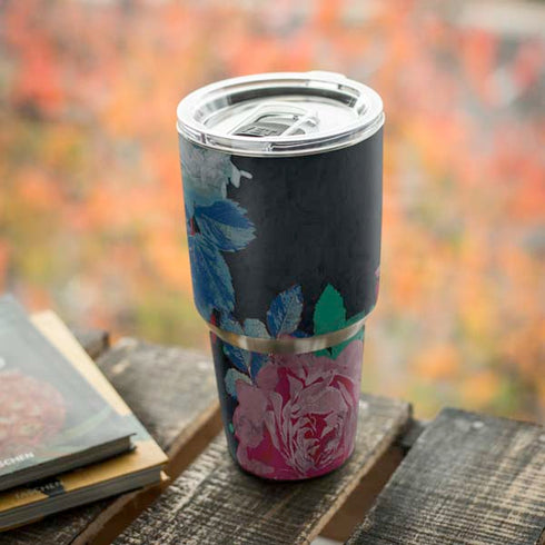 Fall Flowers Yeti 30oz Rambler Tumbler Skin