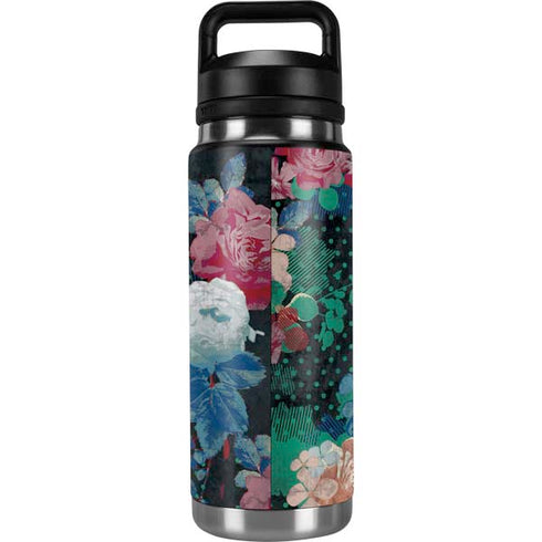 Fall Flowers YETI Rambler 26oz Bottle Skin