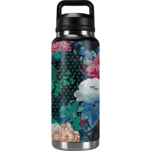 Fall Flowers YETI Rambler 36oz Bottle Skin
