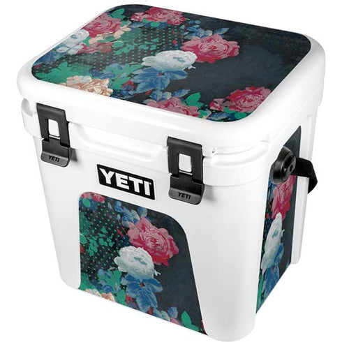 Fall Flowers YETI Roadie 24 Hard Cooler Skin