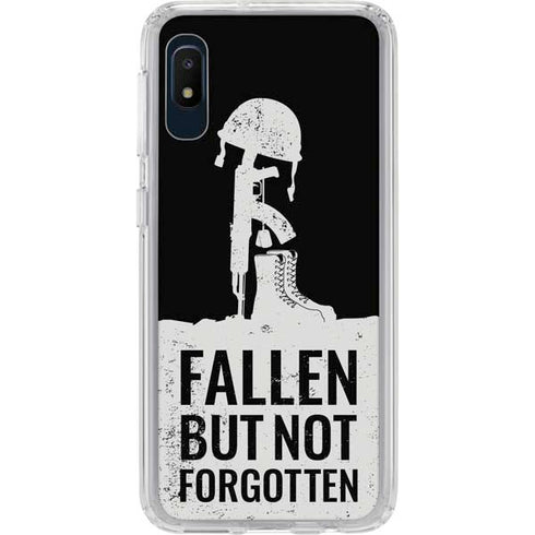 Fallen But Not Forgotten Galaxy A10e Clear Case