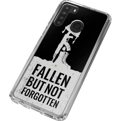 Fallen But Not Forgotten Galaxy A21 Clear Case