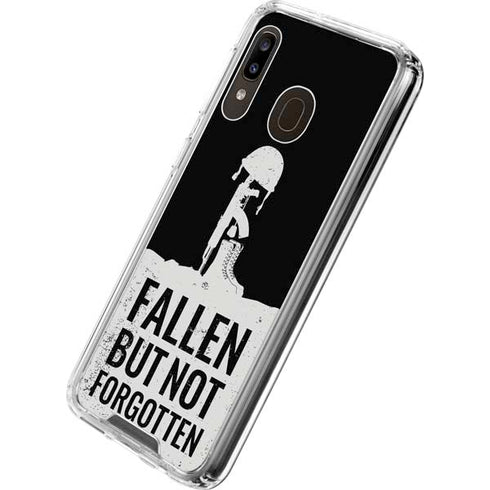 Fallen But Not Forgotten Galaxy A30 Clear Case