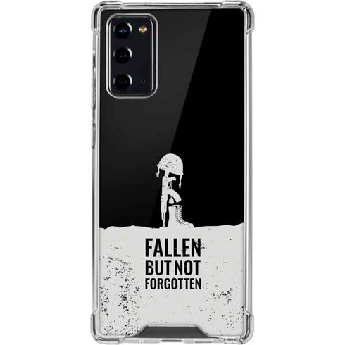 Fallen But Not Forgotten Galaxy Note20 5G Clear Case