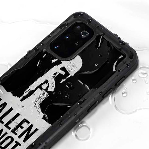 Fallen But Not Forgotten Galaxy S20 Plus Waterproof Case