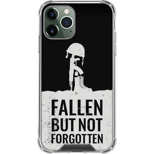 Fallen But Not Forgotten iPhone 11 Pro Max Clear Case