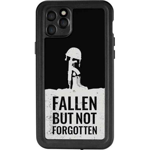 Fallen But Not Forgotten iPhone 11 Pro Max Waterproof Case