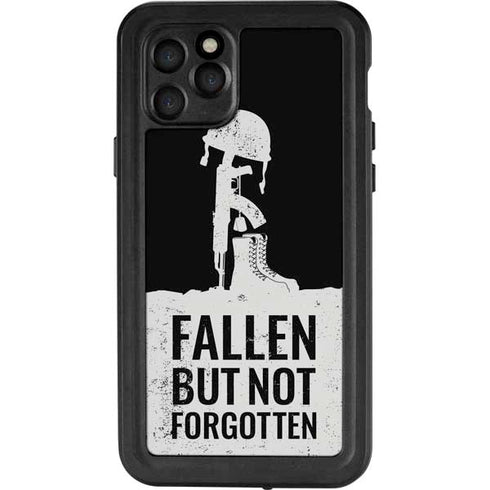 Fallen But Not Forgotten iPhone 11 Pro Waterproof Case
