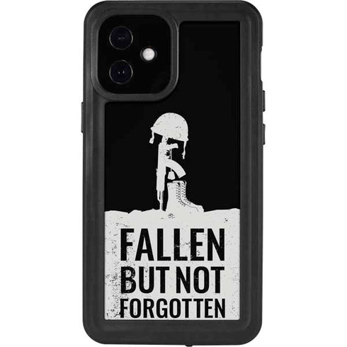 Fallen But Not Forgotten iPhone 12 Mini Waterproof Case