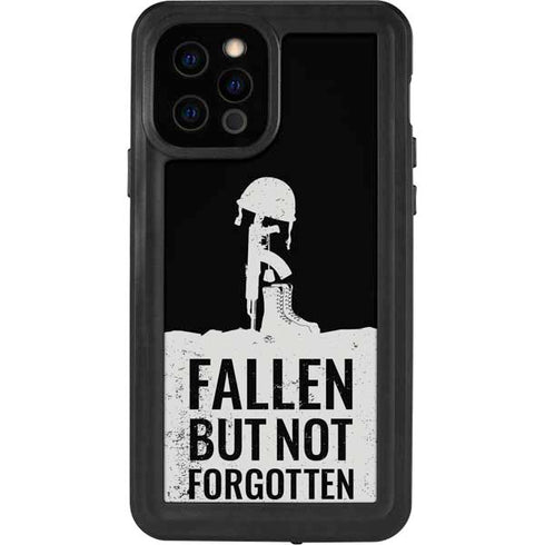Fallen But Not Forgotten iPhone 12 Pro Waterproof Case