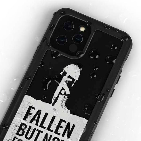 Fallen But Not Forgotten iPhone 12 Pro Waterproof Case