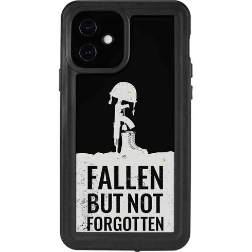 Fallen But Not Forgotten iPhone 12 Waterproof Case