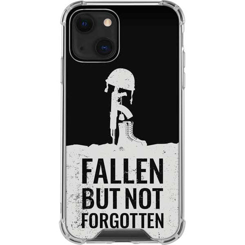 Fallen But Not Forgotten iPhone 13 Mini Clear Case
