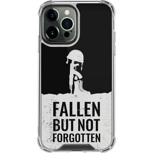 Fallen But Not Forgotten iPhone 13 Pro Max Clear Case