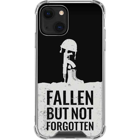Fallen But Not Forgotten iPhone 14 Plus Clear Case