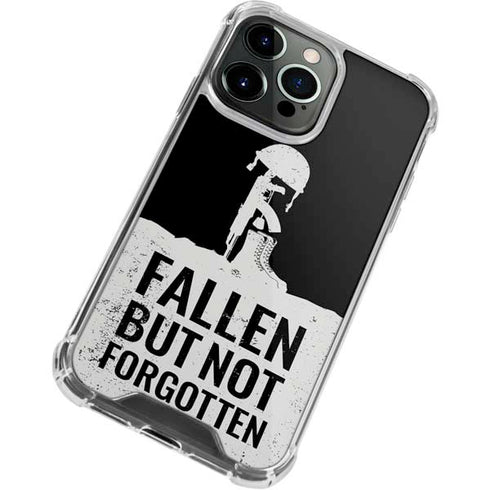 Fallen But Not Forgotten iPhone 14 Pro Clear Case