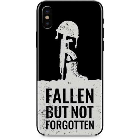Fallen But Not Forgotten iPhone X Skin