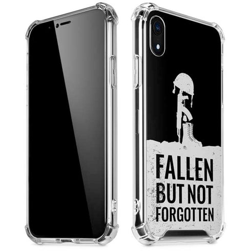 Fallen But Not Forgotten iPhone XR Clear Case