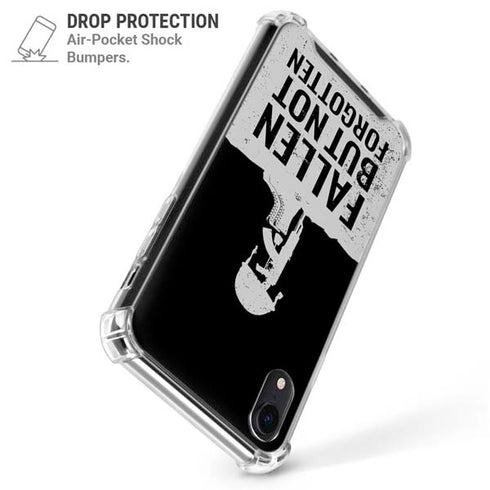 Fallen But Not Forgotten iPhone XR Clear Case