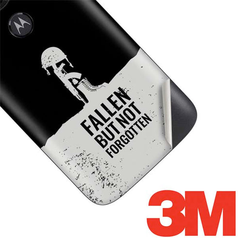 Fallen But Not Forgotten Moto E5 Play Skin