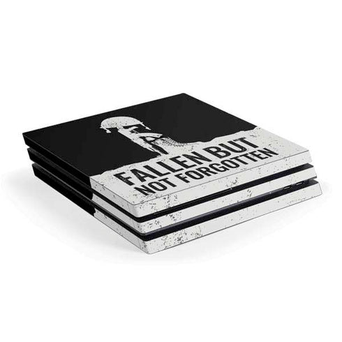 Fallen But Not Forgotten PS4 Pro Console Skin