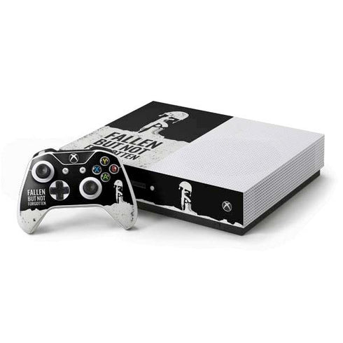 Fallen But Not Forgotten Xbox One S Console and Controller Bundle Skin