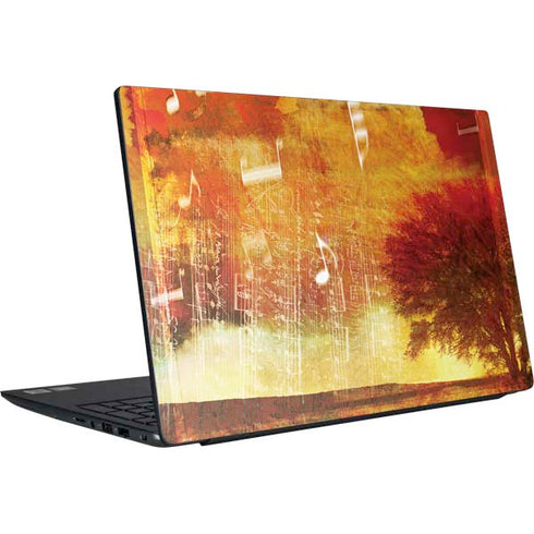 Falling Notes Dell Vostro Skin