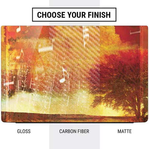 Falling Notes Dell Vostro Skin