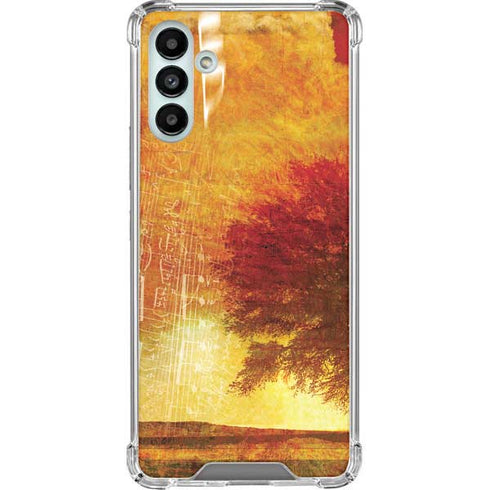 Falling Notes Galaxy A13 5G Clear Case