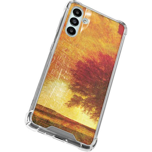 Falling Notes Galaxy A13 5G Clear Case