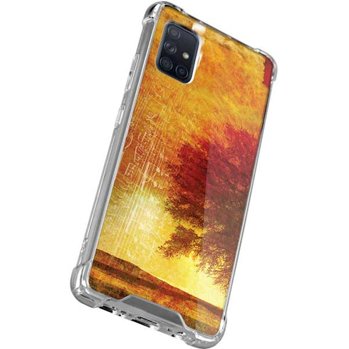 Falling Notes Galaxy A51 5G Clear Case
